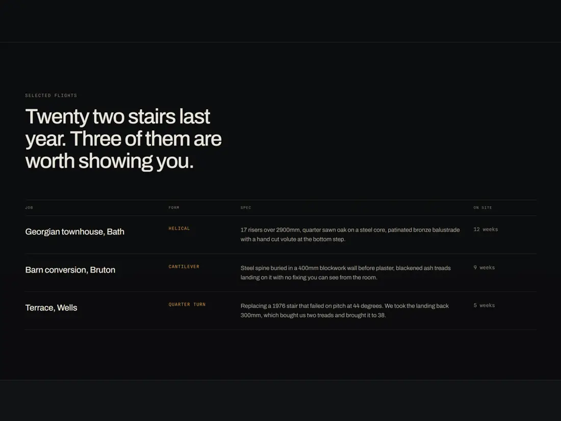 Volute Stairmakers, 3d stair configurator with live regulation checking, screen 3